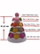 APET bedecken Anzeigen-Turm 5 Reihe Macaron-Stand Laduree Macaron mit Blasen